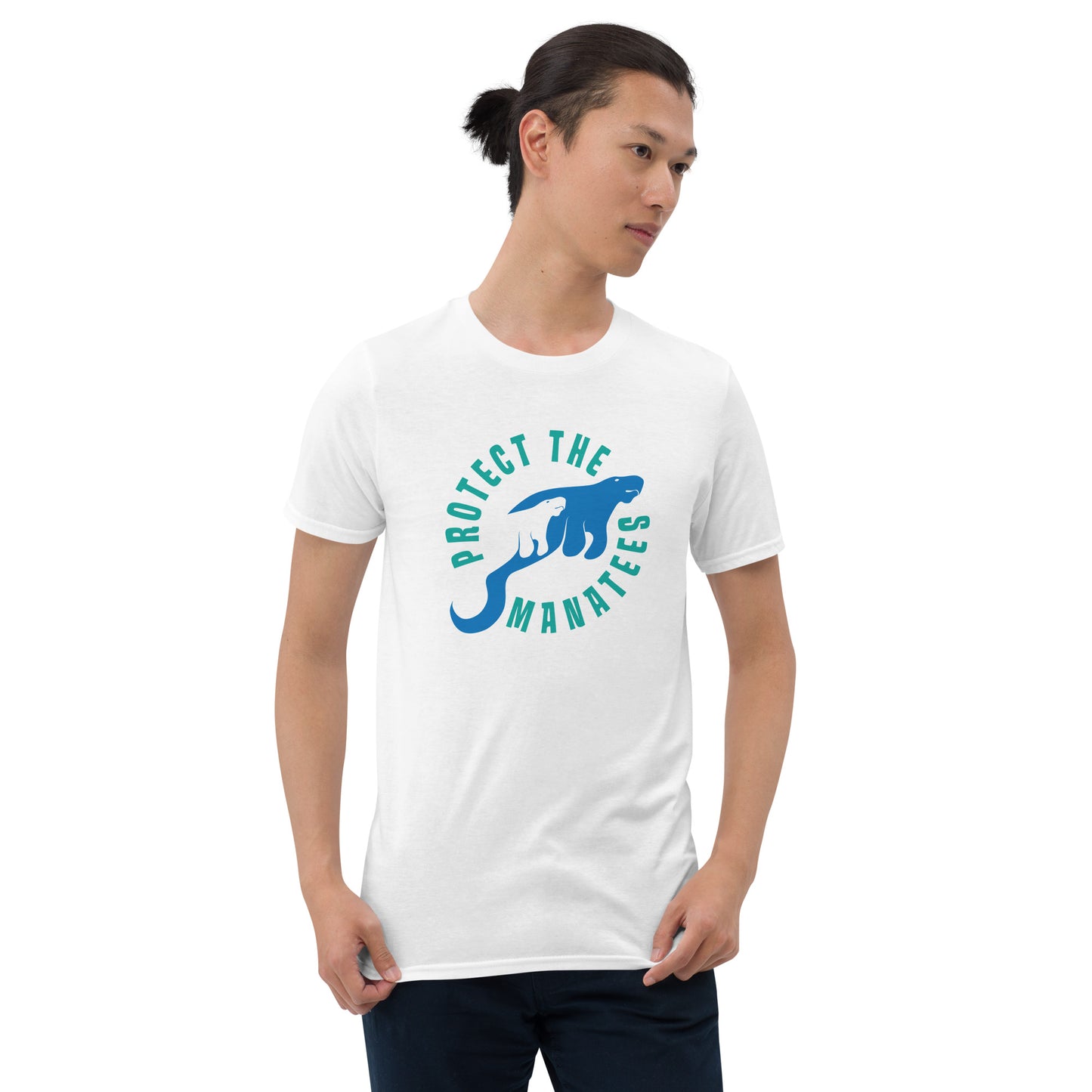 Protect the Manatees Short-Sleeve Unisex Graphic T-Shirt