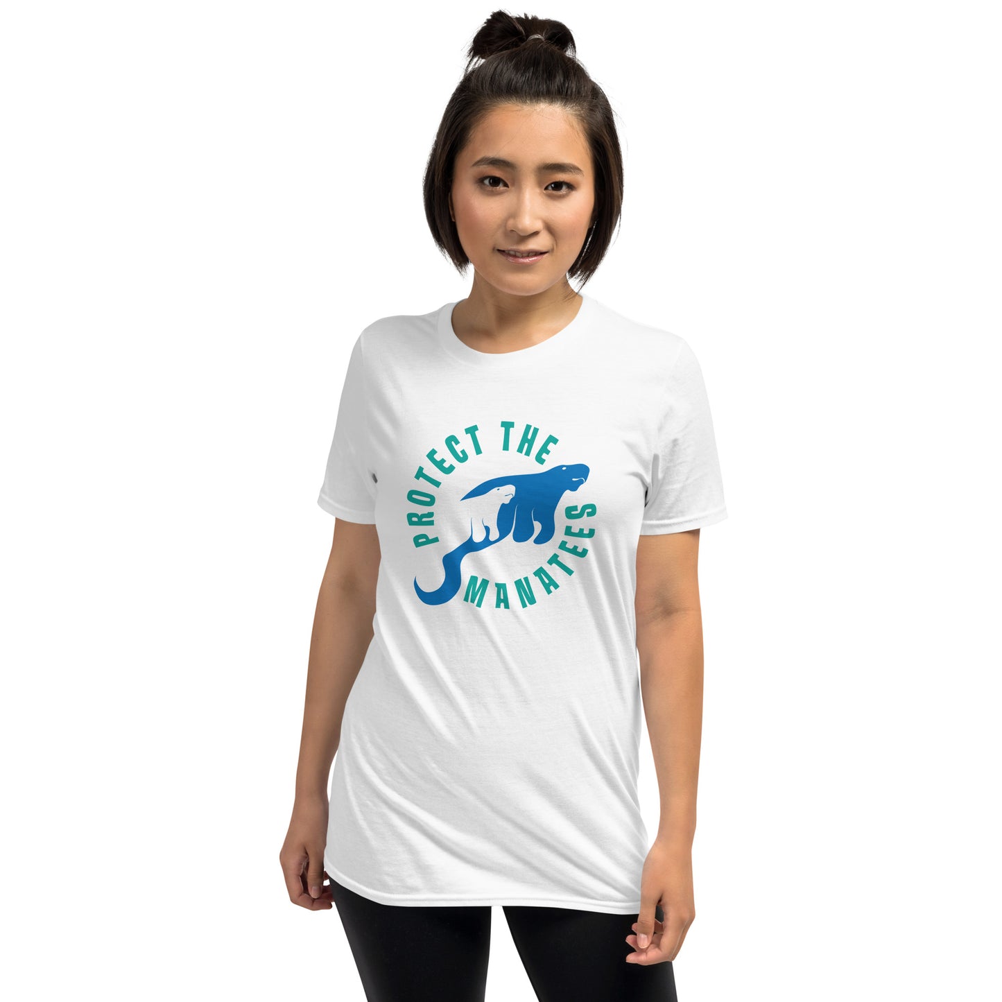 Protect the Manatees Short-Sleeve Unisex Graphic T-Shirt