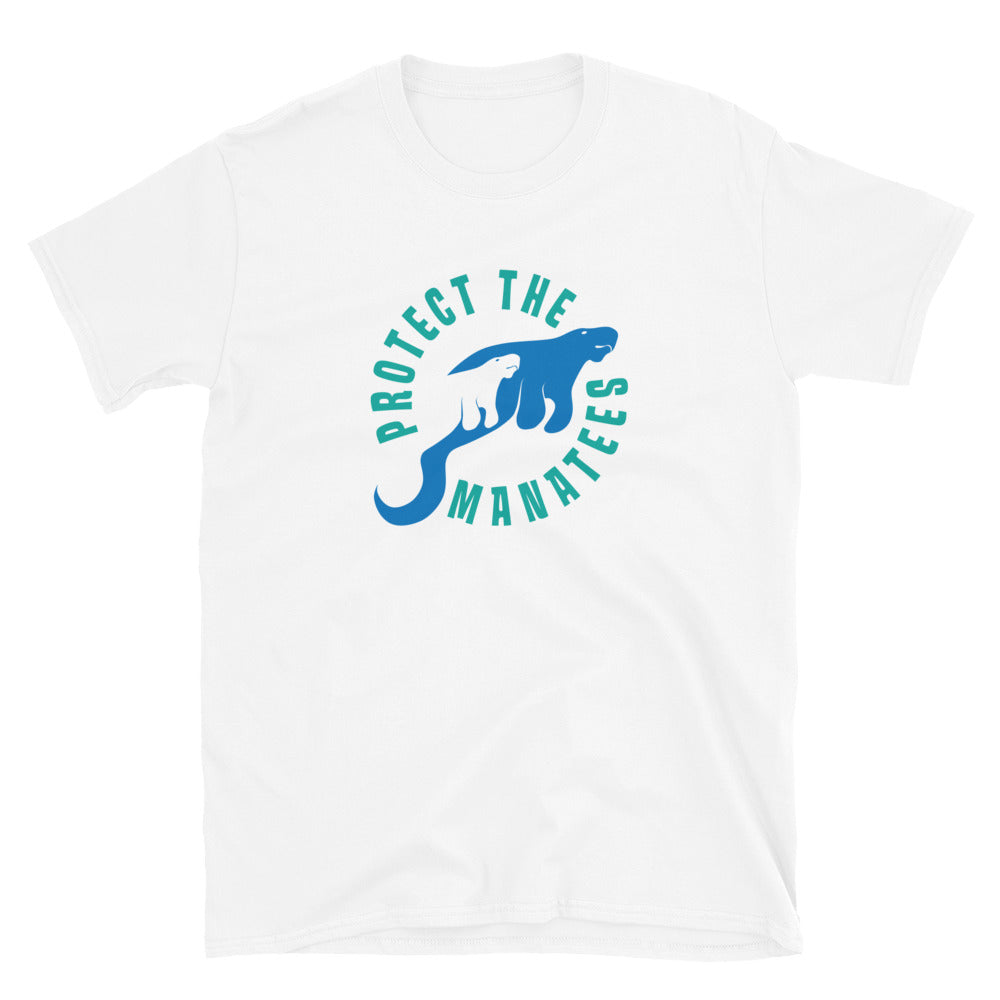 Protect the Manatees Short-Sleeve Unisex Graphic T-Shirt