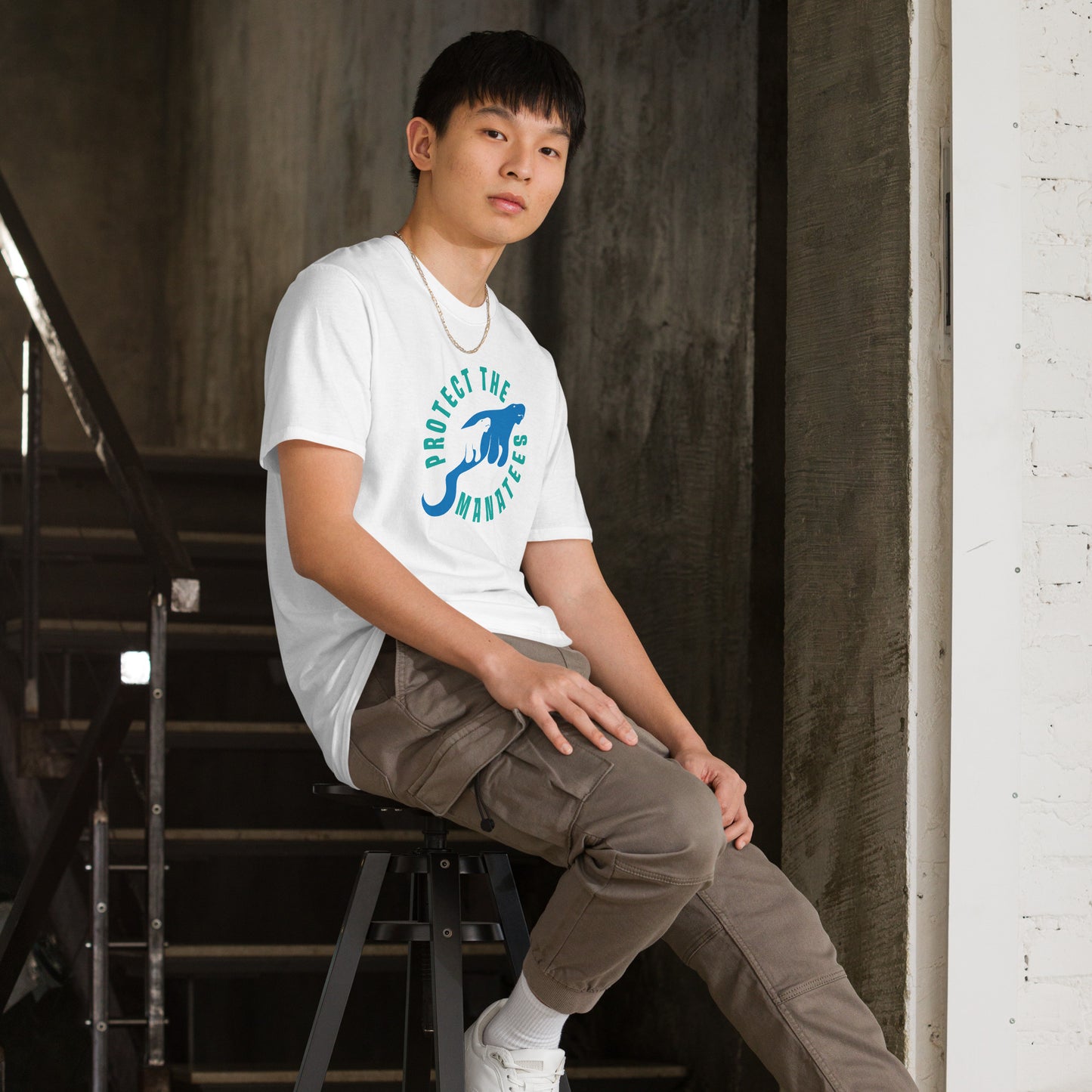 Protect the Manatees Short-Sleeve Unisex Graphic T-Shirt
