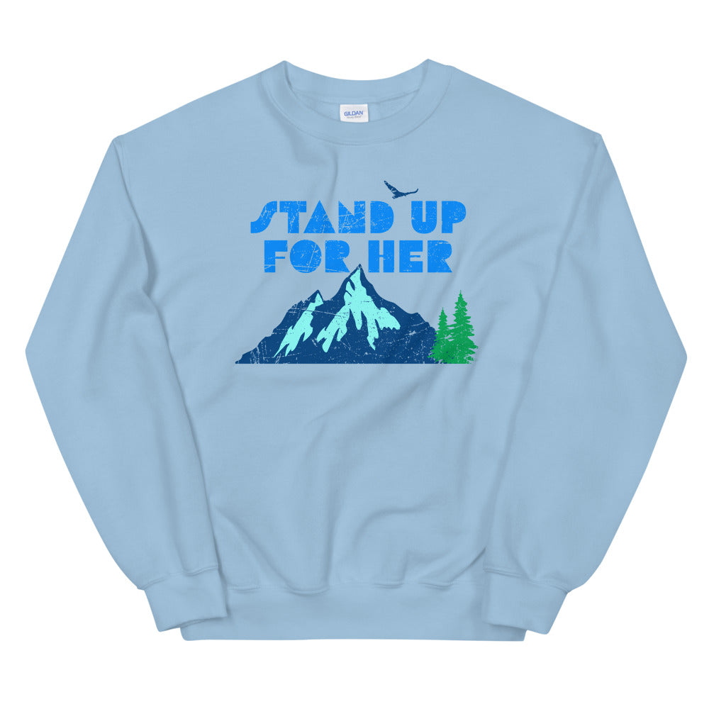 Stand Up For Planet Earth Adult Sweatshirt