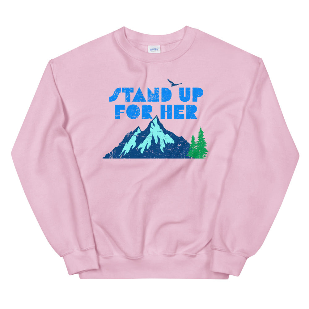 Stand Up For Planet Earth Adult Sweatshirt