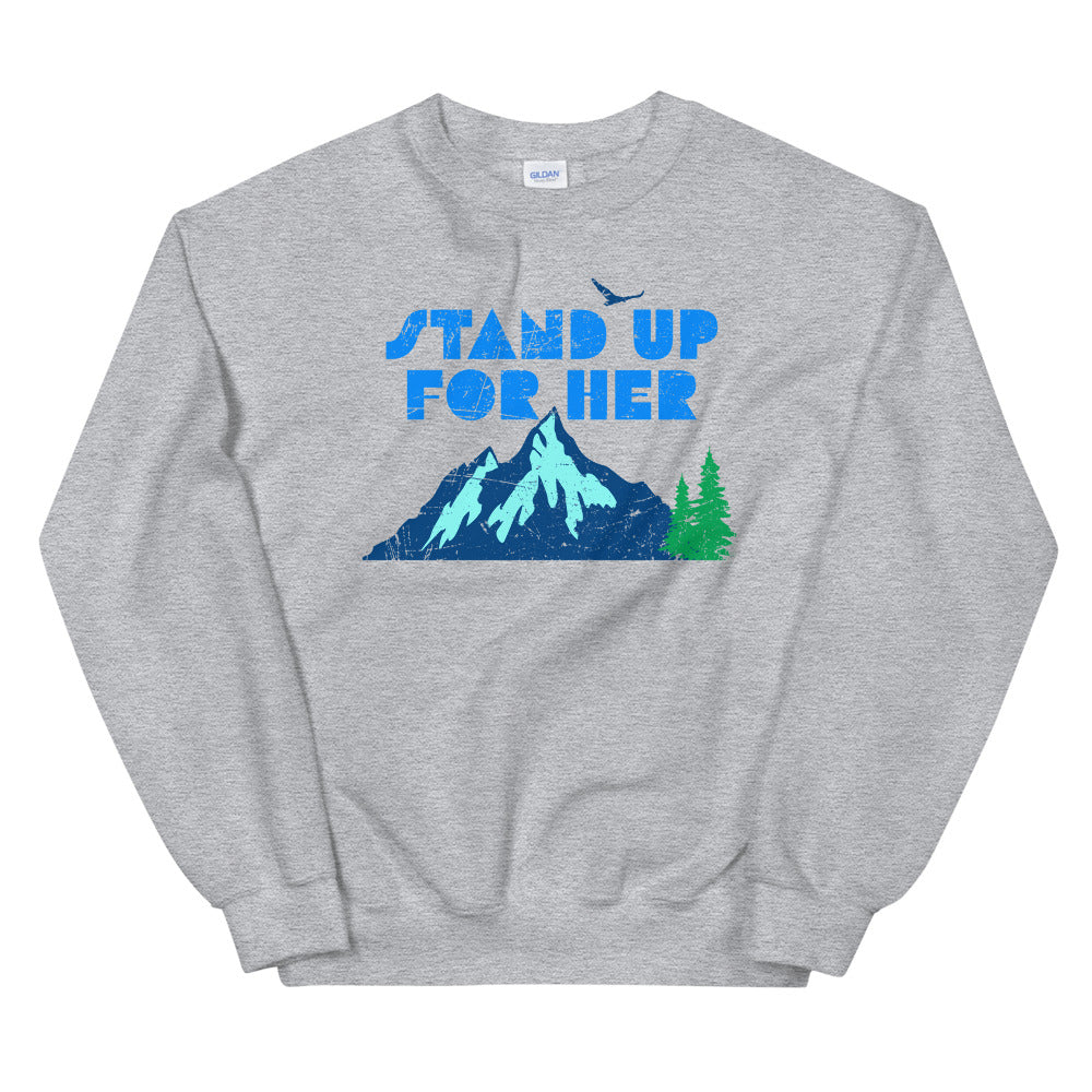 Stand Up For Planet Earth Adult Sweatshirt