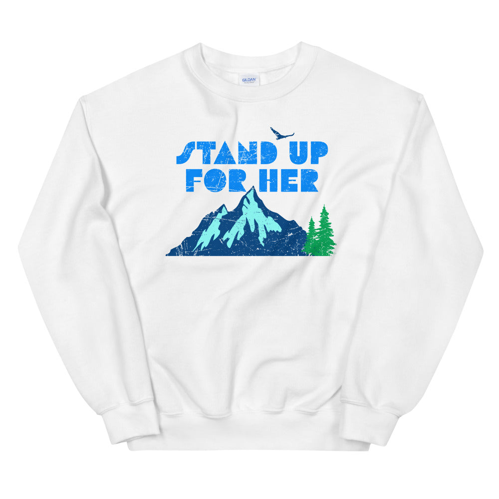 Stand Up For Planet Earth Adult Sweatshirt