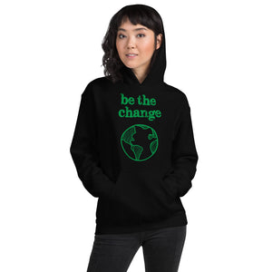 Open image in slideshow, Be The Change Against Climate Change Adult Hoodie
