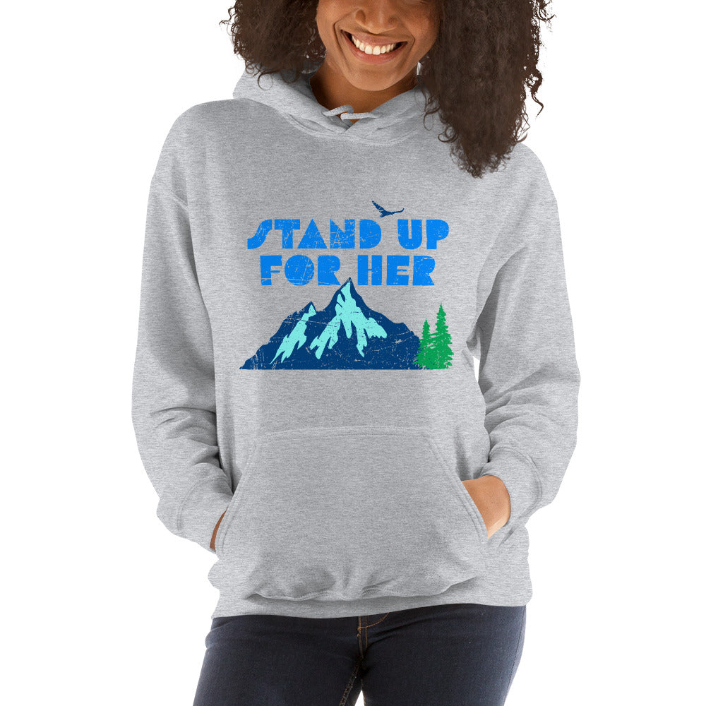 Stand Up For Planet Earth Adult Hoodie