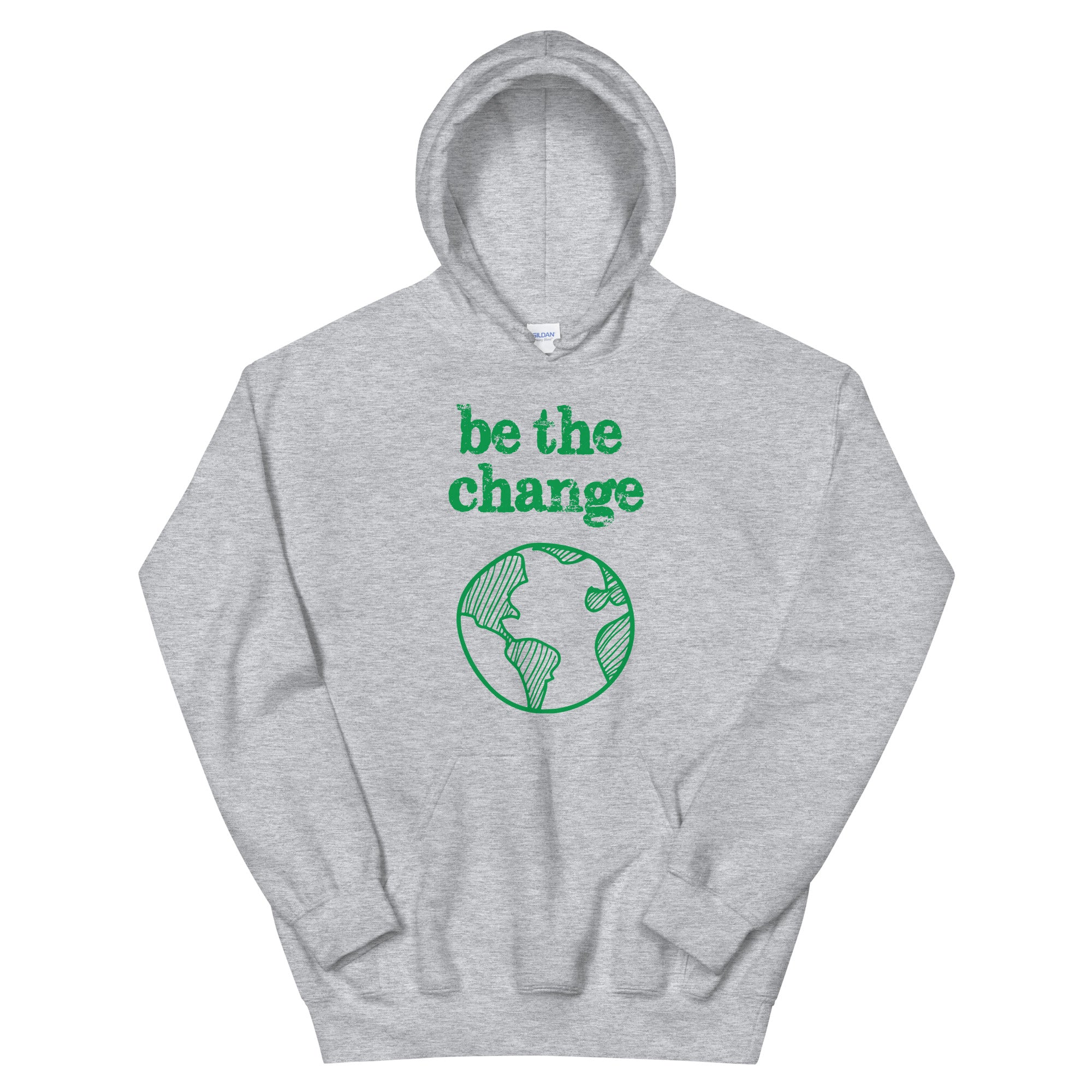 Be The Change Against Climate Change Adult Hoodie
