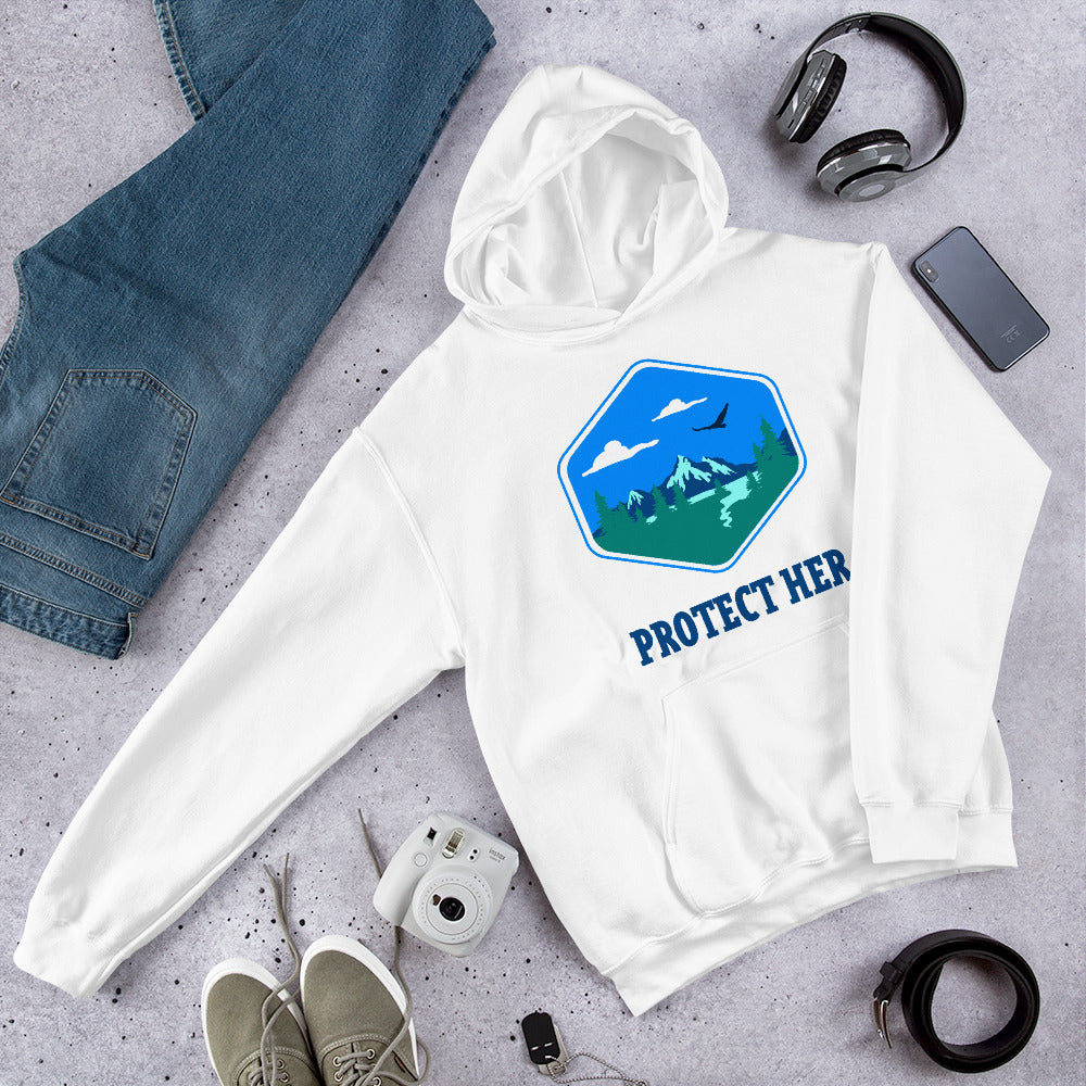 Protect Planet Earth Adult Hoodie
