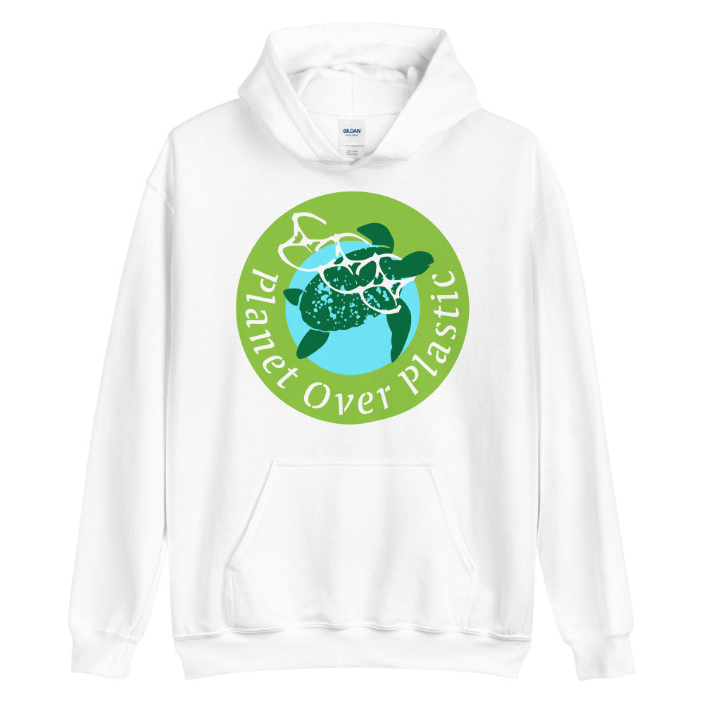 Planet Over Plastic Keep the Sea Plastic Free Unisex Graphic Hoodie