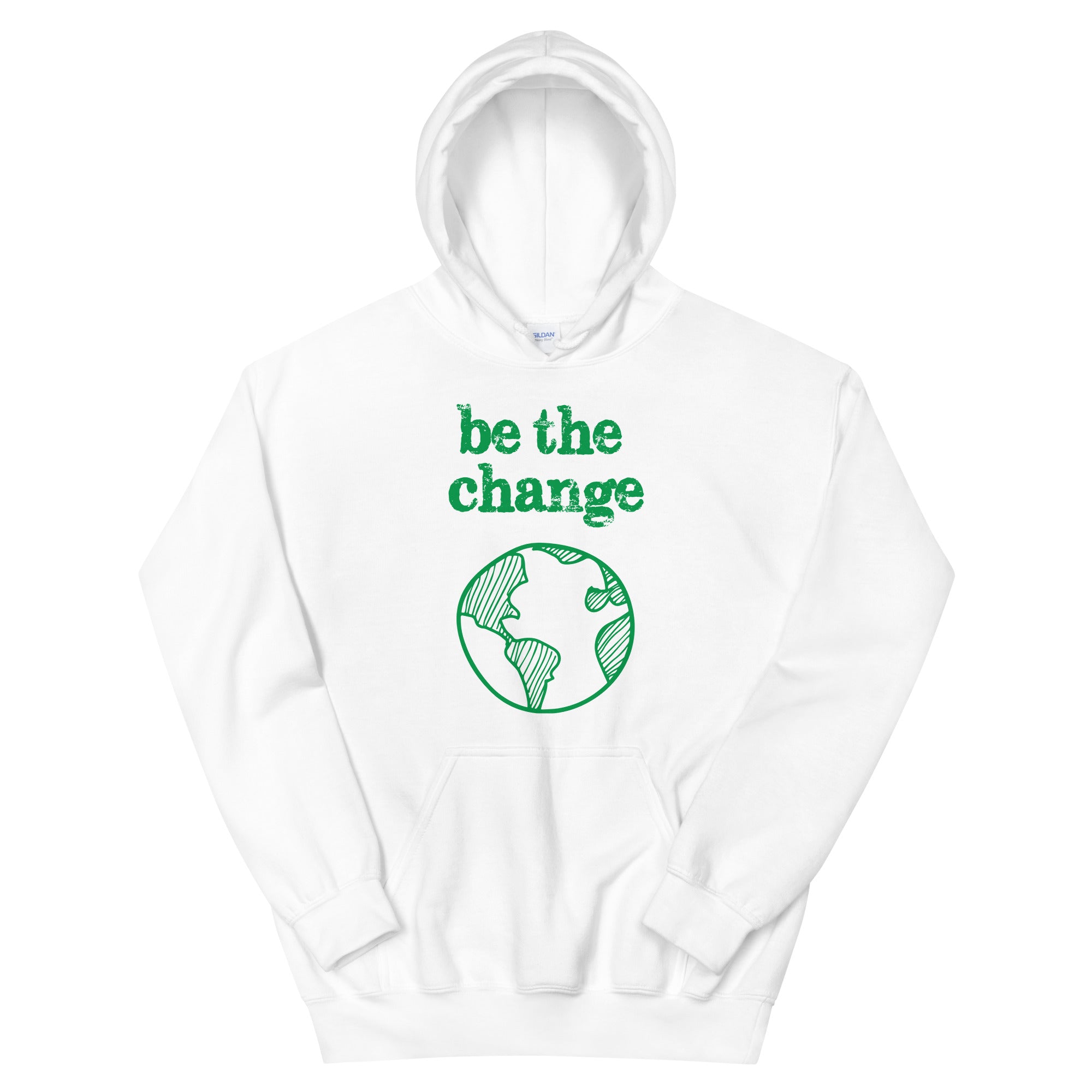 Be The Change Against Climate Change Adult Hoodie