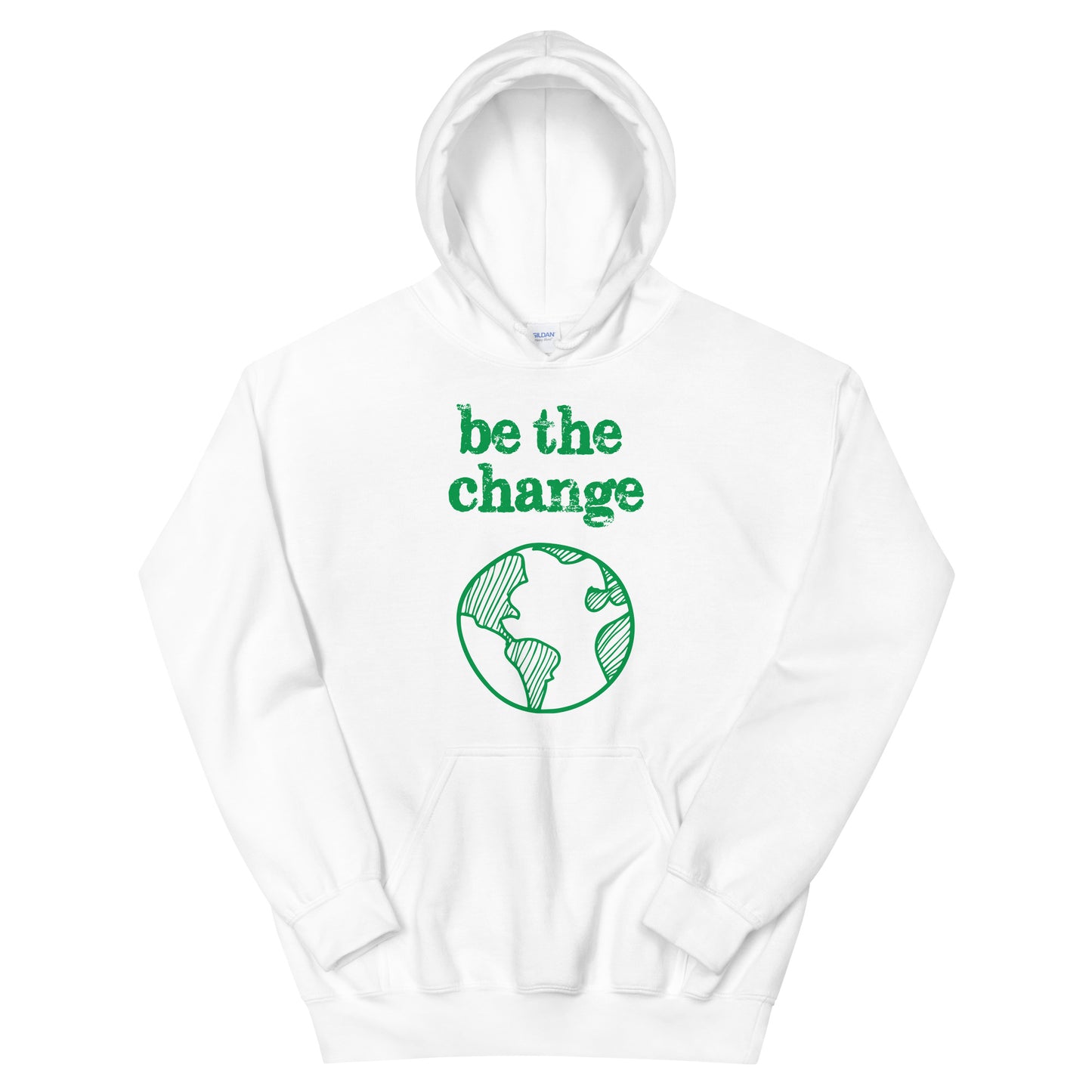 Be The Change Against Climate Change Adult Hoodie