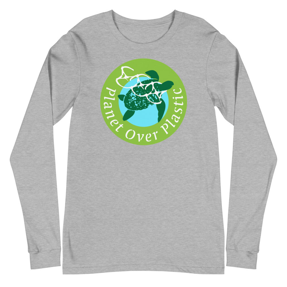 Planet Over Plastic Keep our Sea Plastic Free Unisex Long Sleeve T Shirt