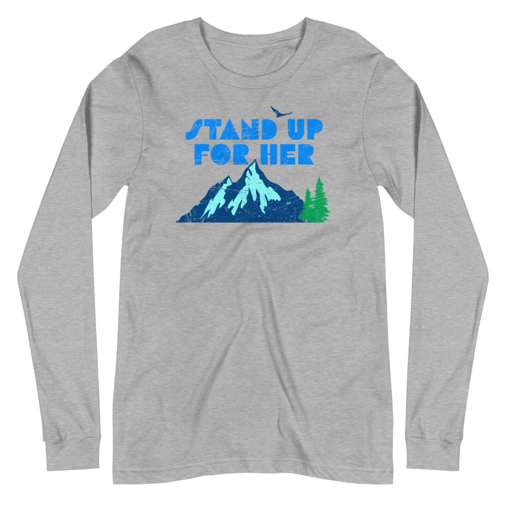 Stand Up For Planet Earth Adult Long Sleeve T-Shirt