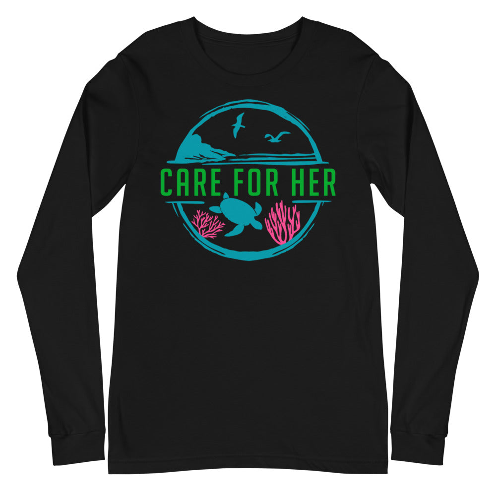 Care For Planet Earth Against Climate Change Unisex Long Sleeve Shirt