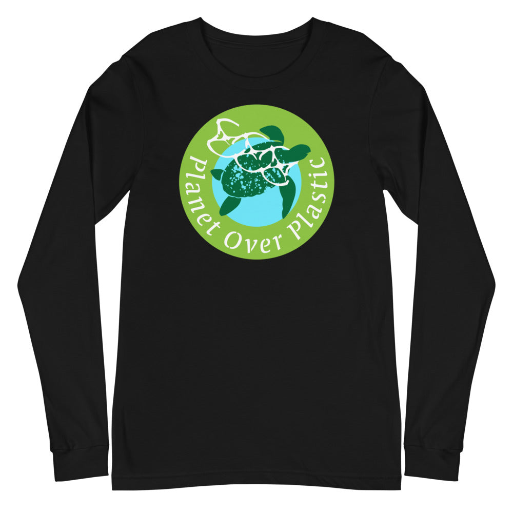 Planet Over Plastic Keep our Sea Plastic Free Unisex Long Sleeve T Shirt
