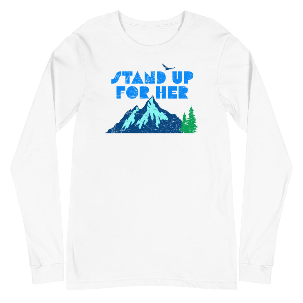 Stand Up For Planet Earth Adult Long Sleeve T-Shirt