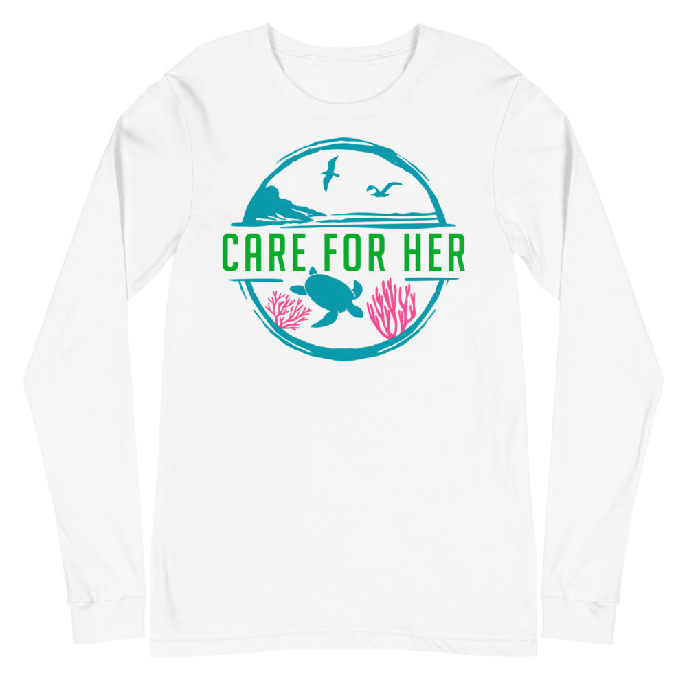 Care For Planet Earth Against Climate Change Unisex Long Sleeve Shirt