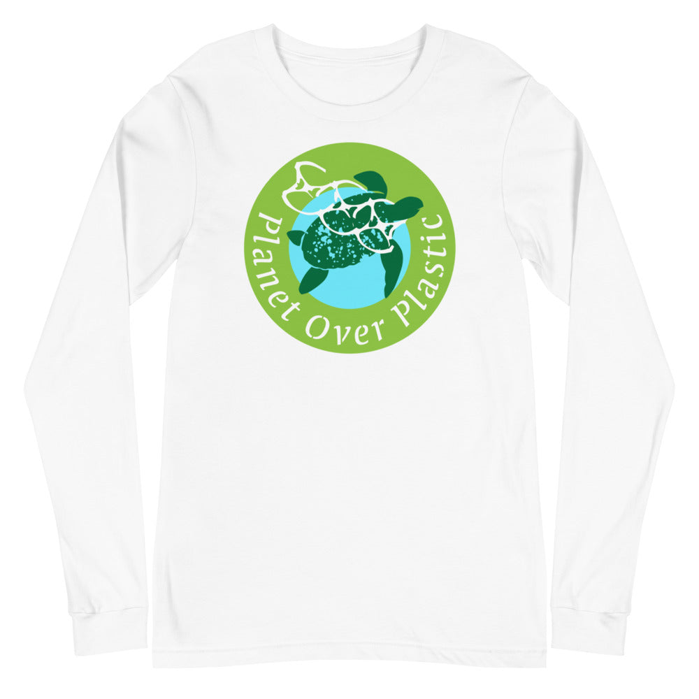 Planet Over Plastic Keep our Sea Plastic Free Unisex Long Sleeve T Shirt