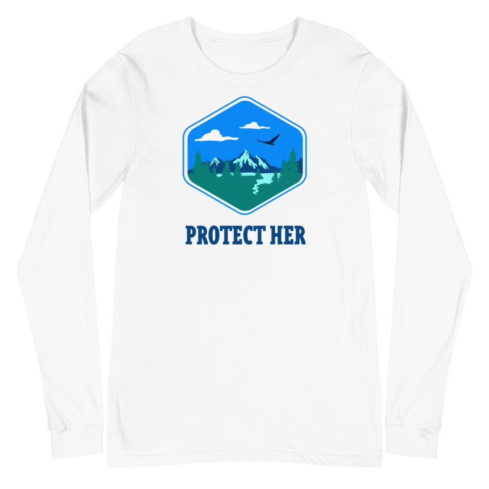 Protect Planet Earth Adult Long Sleeve T-Shirt