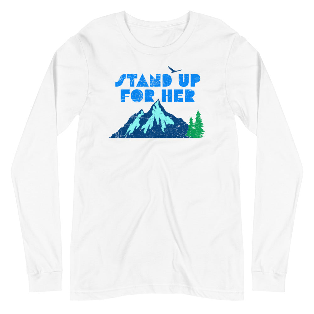 Stand Up For Planet Earth Adult Long Sleeve T-Shirt