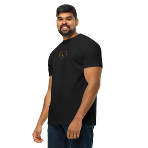 Gay Pride Unity Certified Organic Cotton Unisex Embroidered T-Shirt