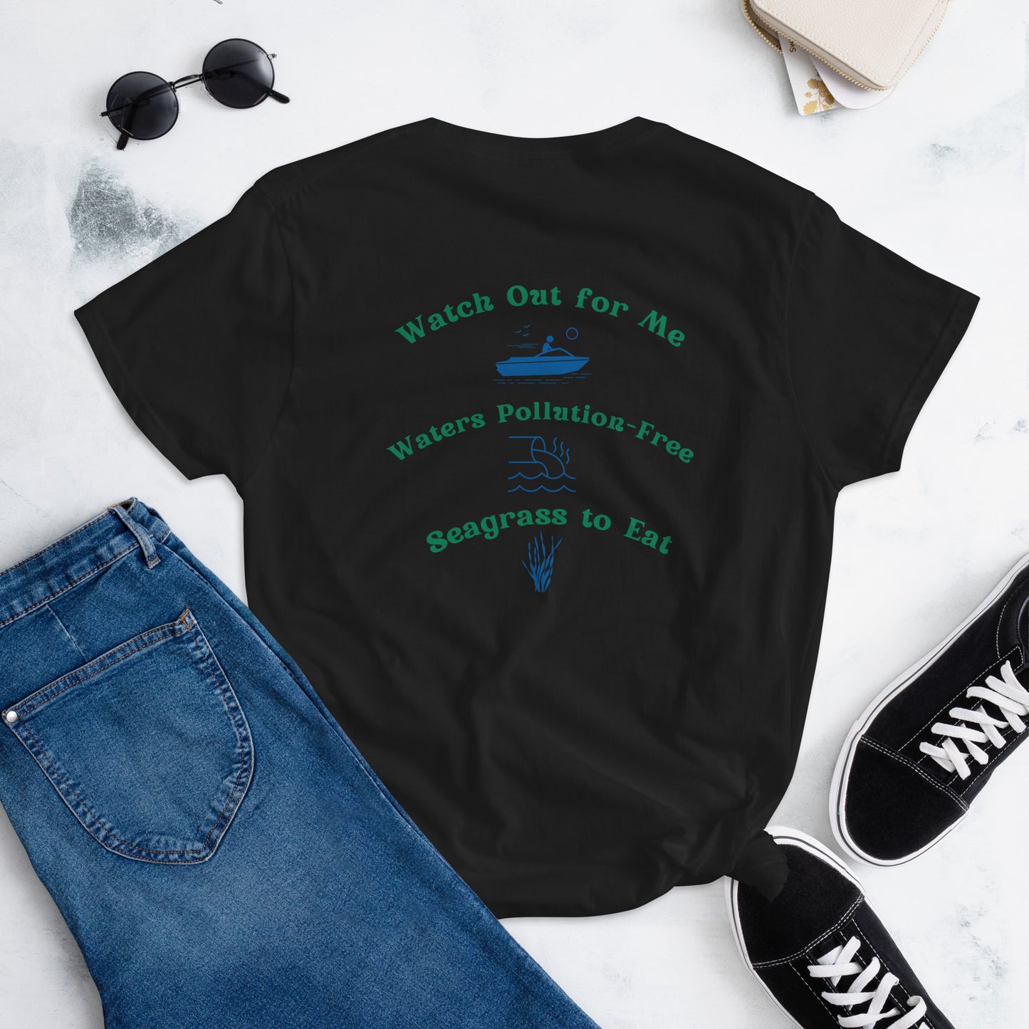 Protect the Manatees Women's Short Sleeve T-Shirt