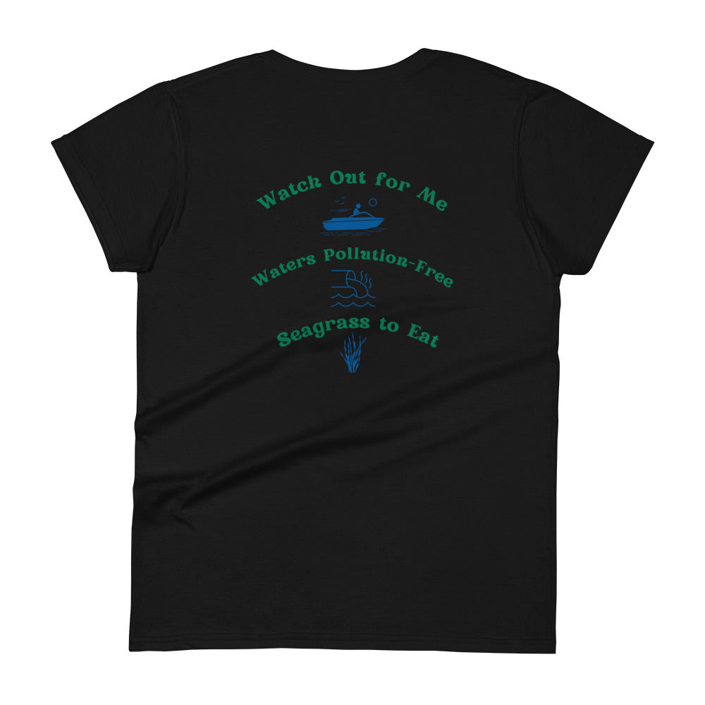 Protect the Manatees Women's Short Sleeve T-Shirt