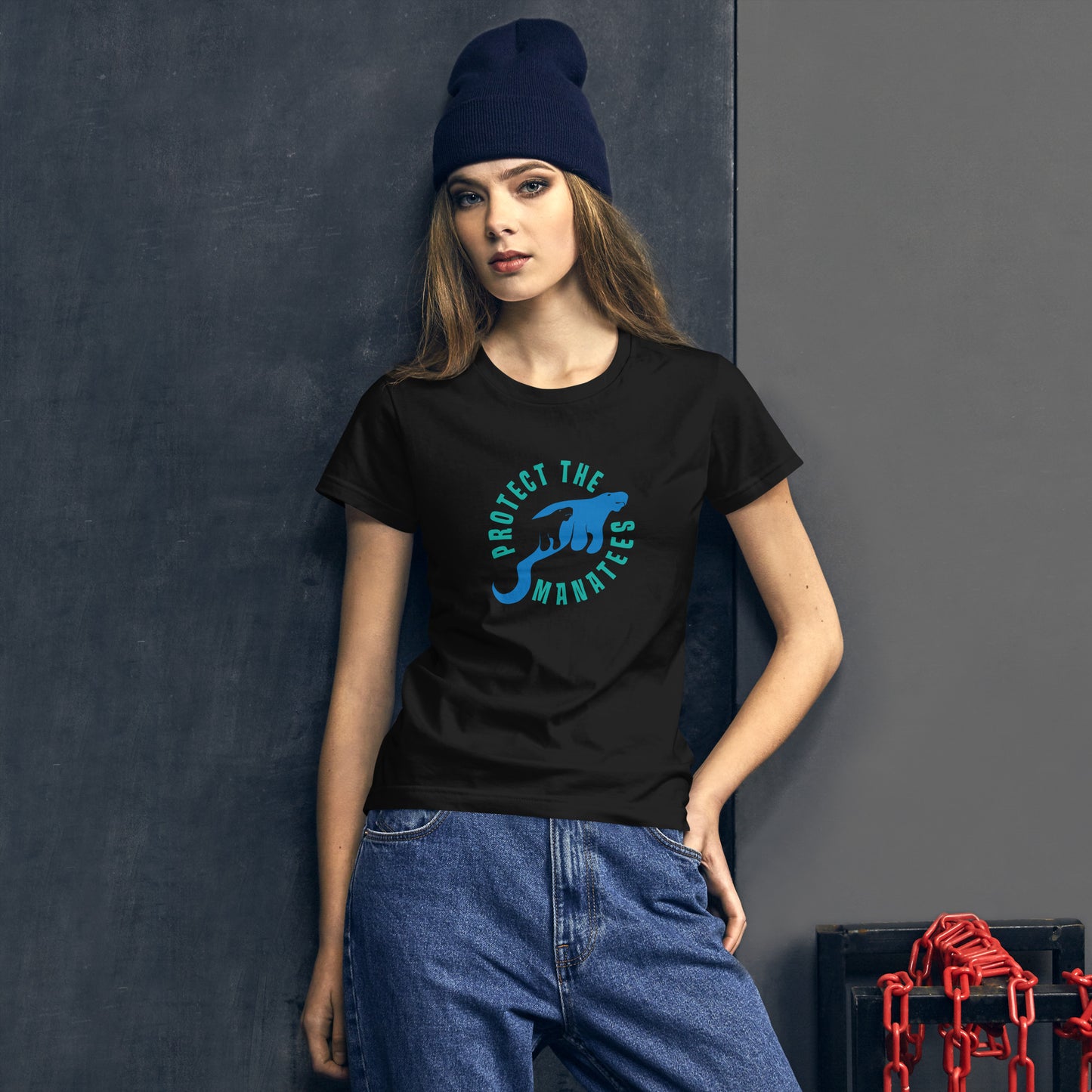 Protect the Manatees Women's Short Sleeve T-Shirt