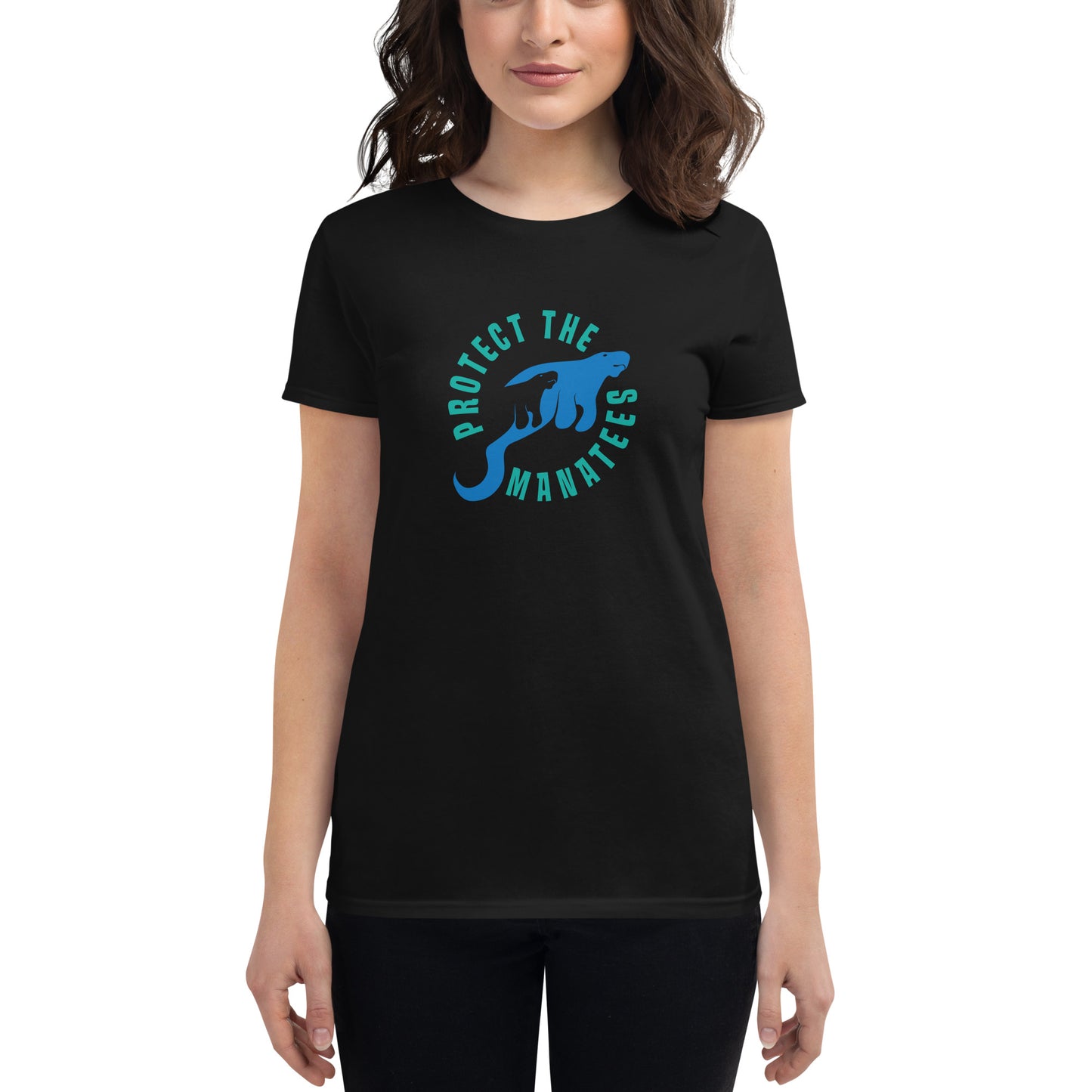 Protect the Manatees Women's Short Sleeve T-Shirt