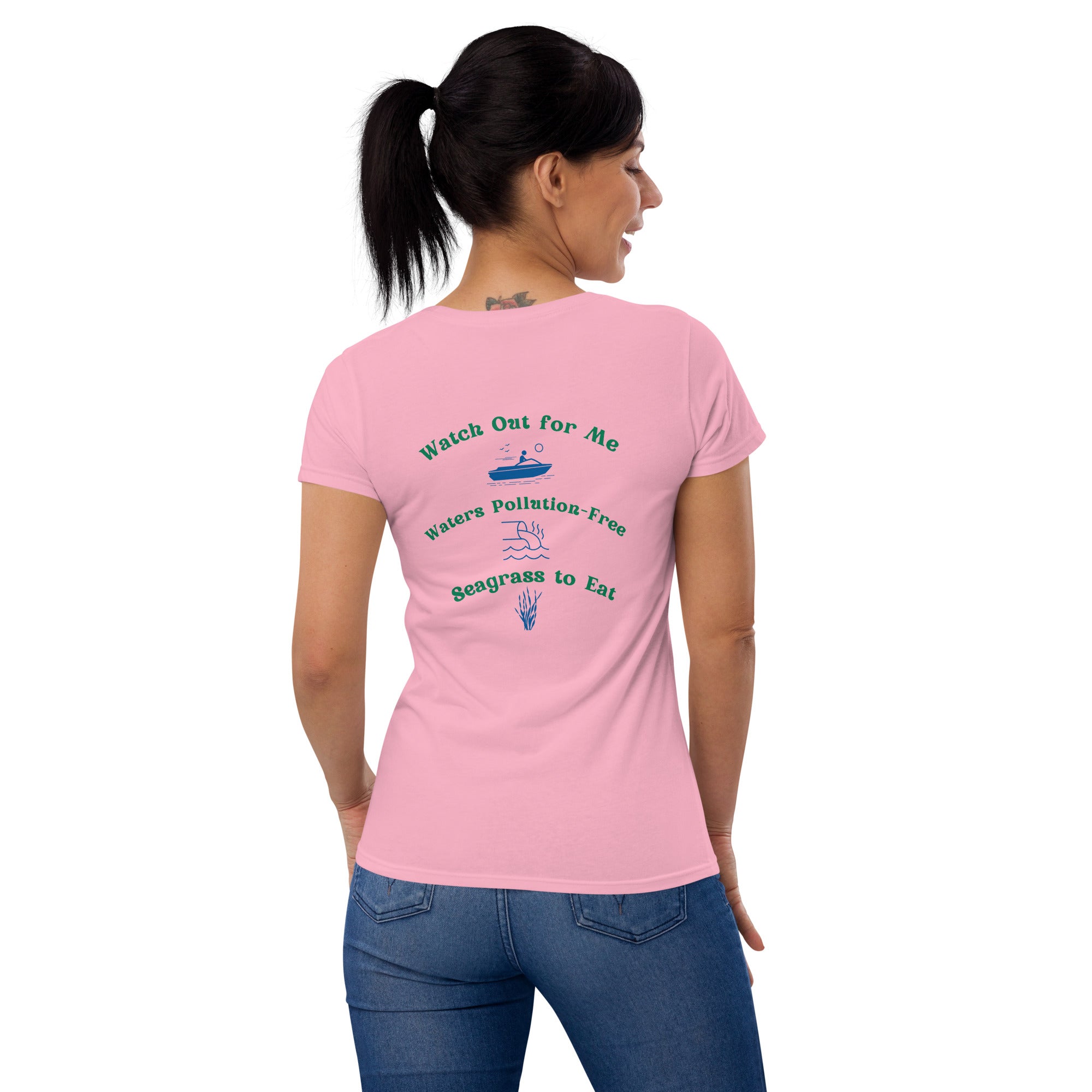 Protect the Manatees Women's Short Sleeve T-Shirt