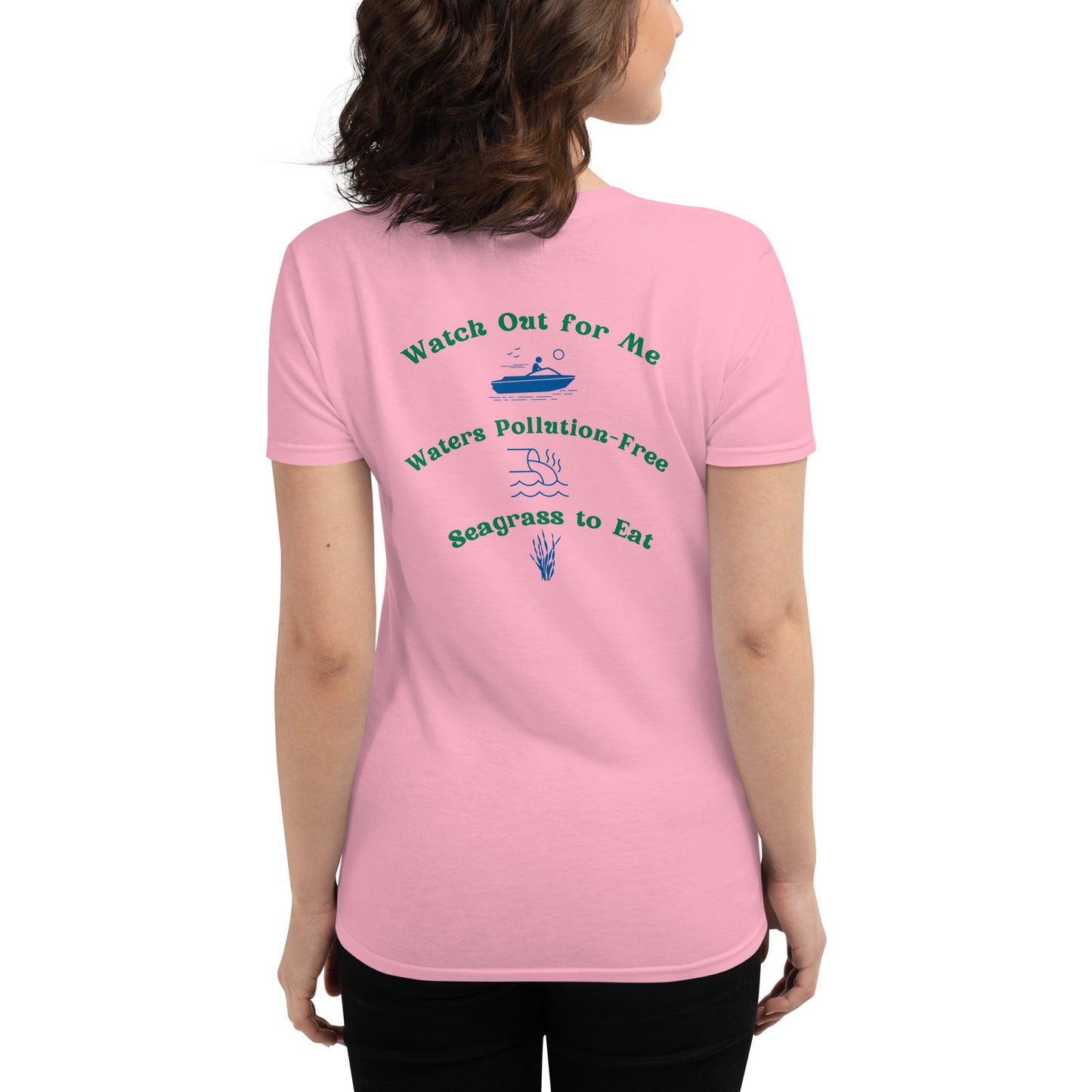 Protect the Manatees Women's Short Sleeve T-Shirt