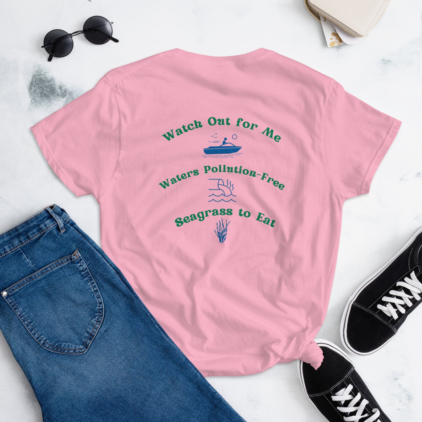 Protect the Manatees Women's Short Sleeve T-Shirt