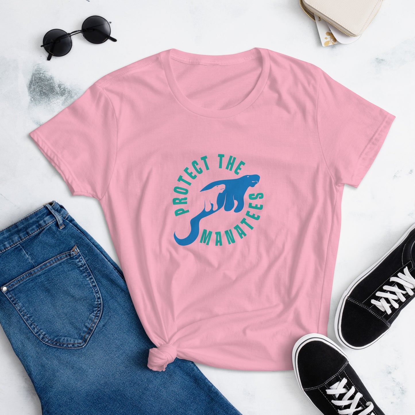 Protect the Manatees Women's Short Sleeve T-Shirt