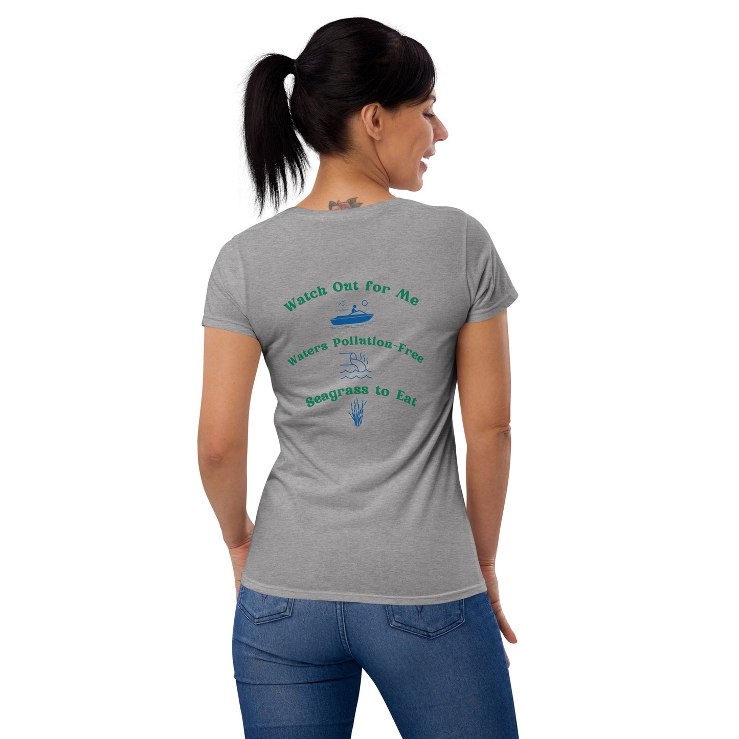 Protect the Manatees Women's Short Sleeve T-Shirt
