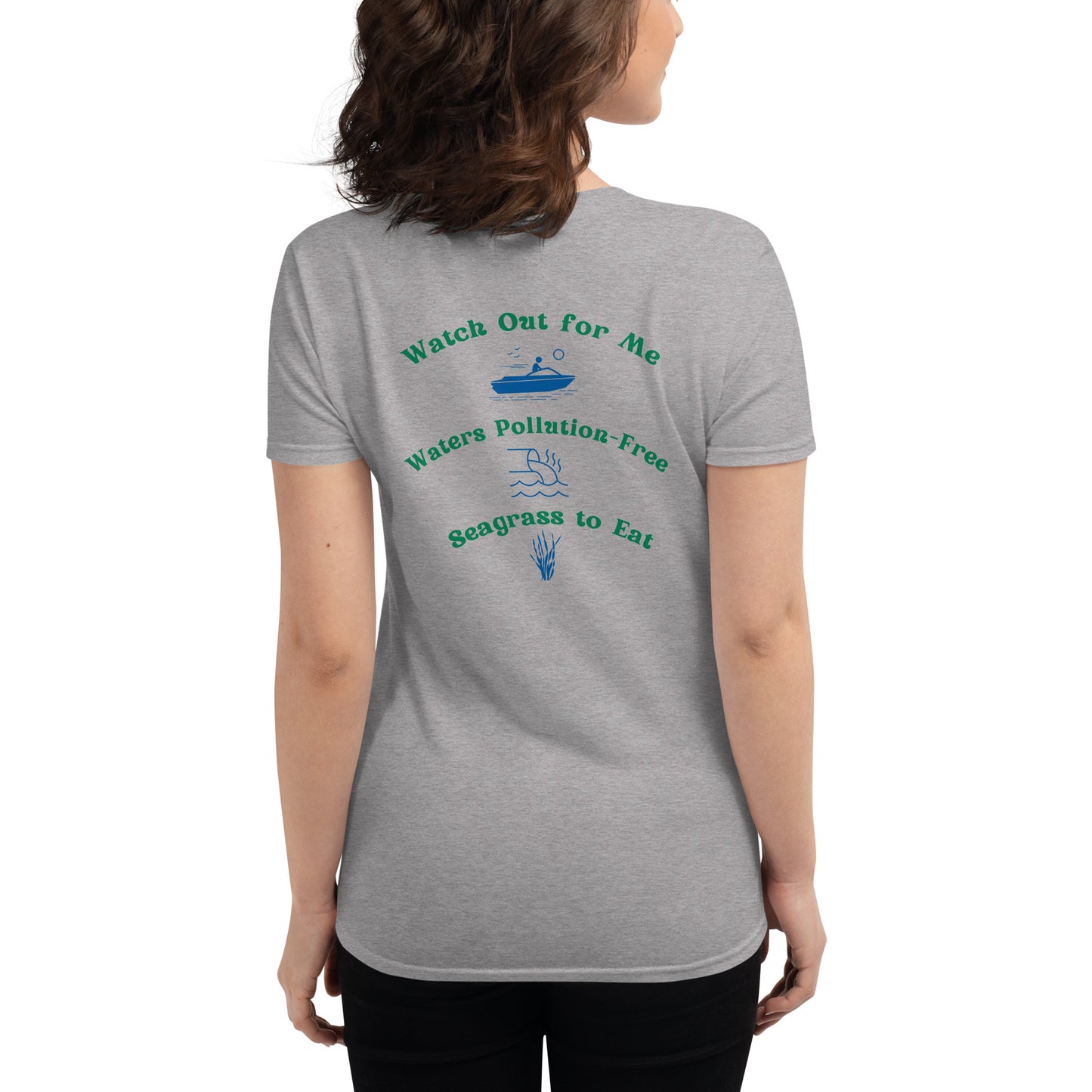 Protect the Manatees Women's Short Sleeve T-Shirt