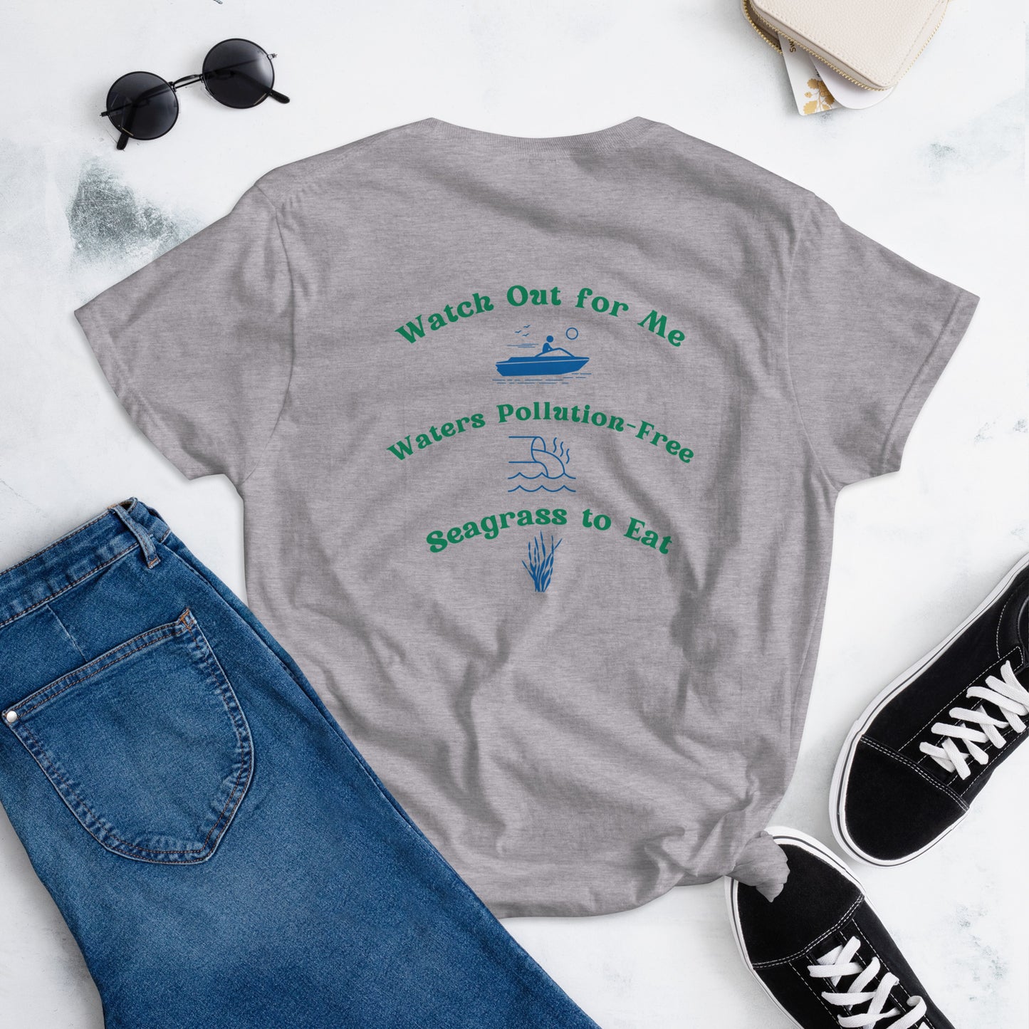 Protect the Manatees Women's Short Sleeve T-Shirt