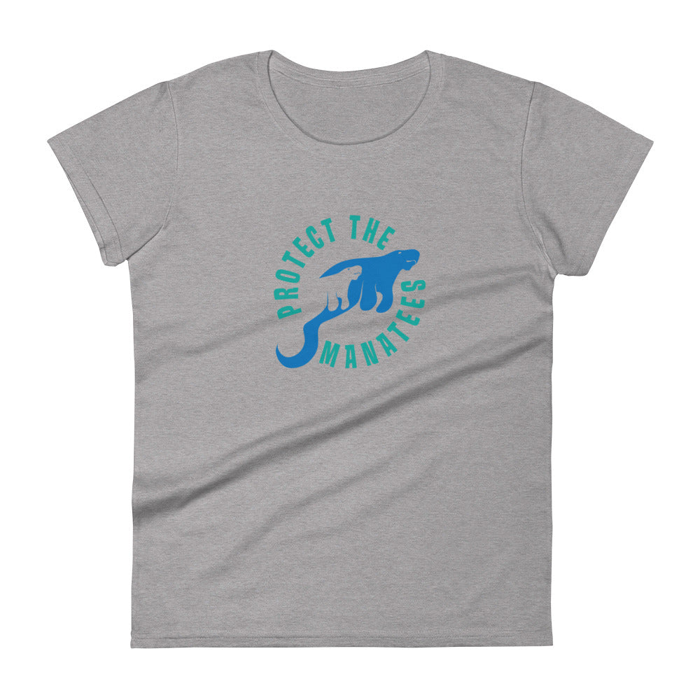 Protect the Manatees Women's Short Sleeve T-Shirt