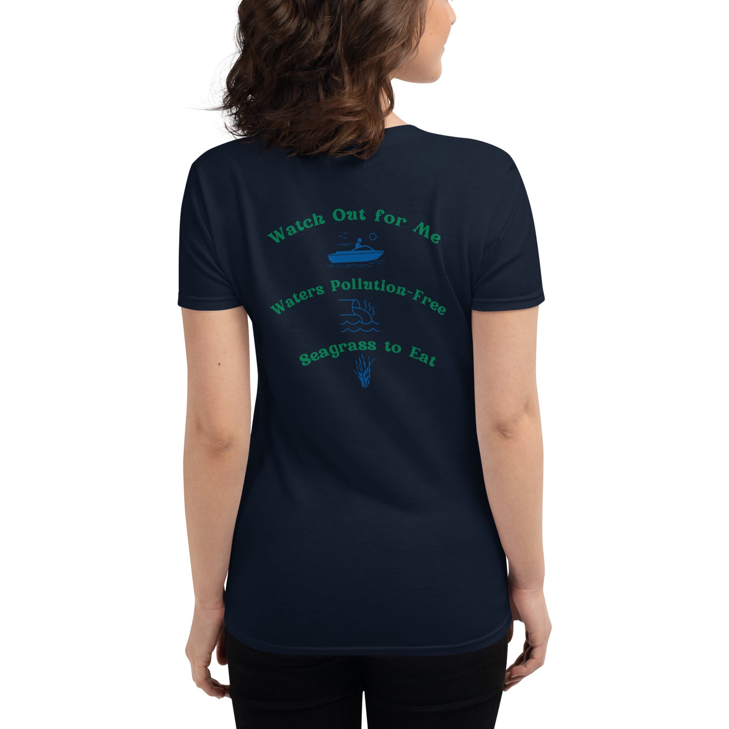 Protect the Manatees Women's Short Sleeve T-Shirt