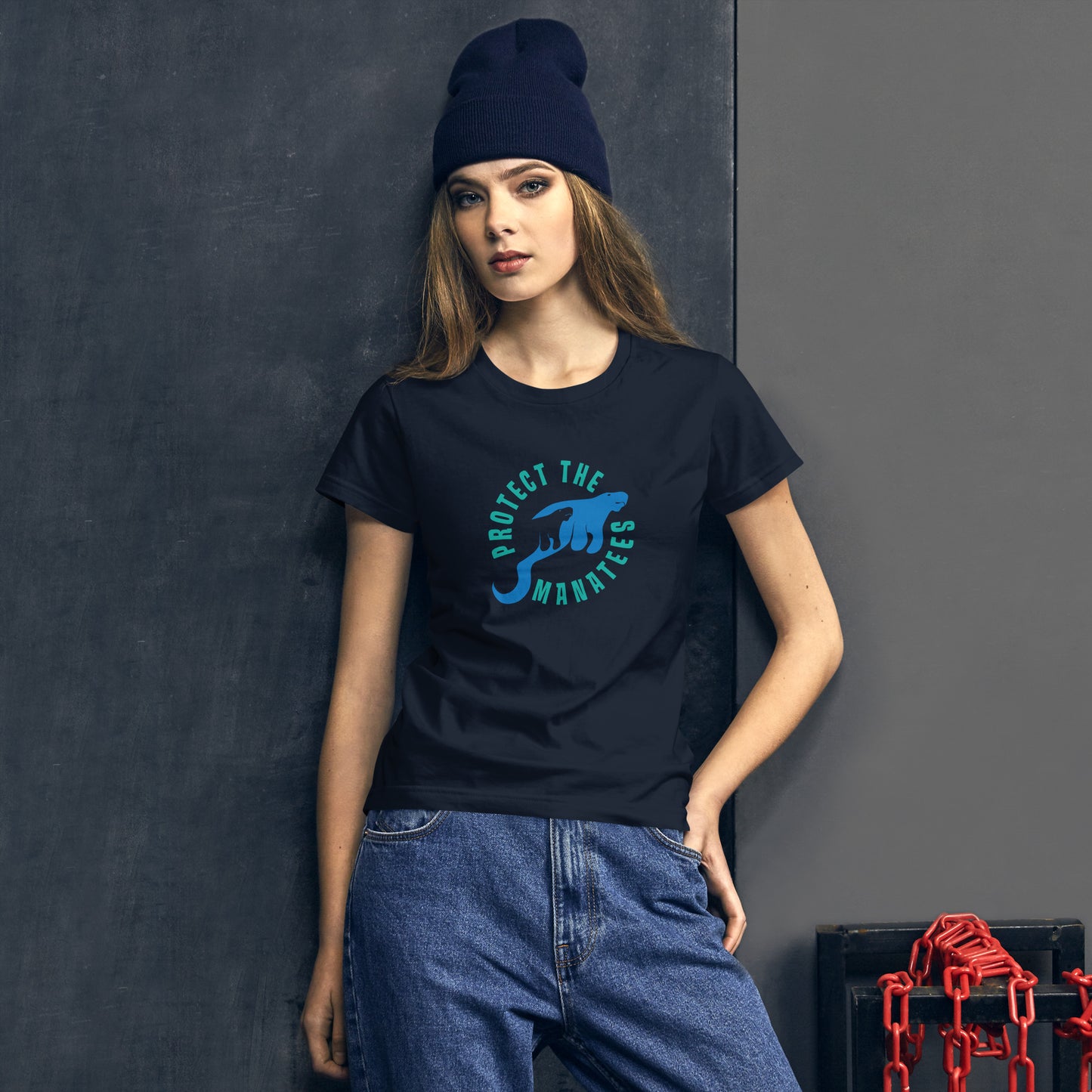 Protect the Manatees Women's Short Sleeve T-Shirt