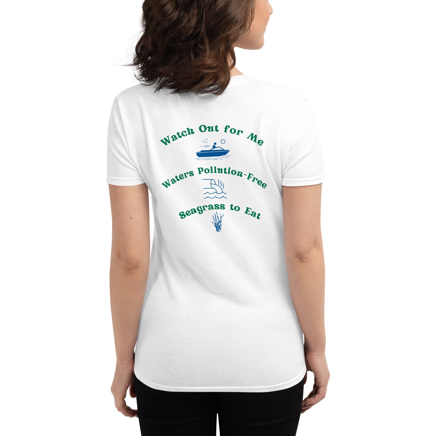 Protect the Manatees Women's Short Sleeve T-Shirt