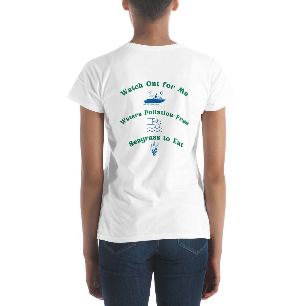 Protect the Manatees Women's Short Sleeve T-Shirt