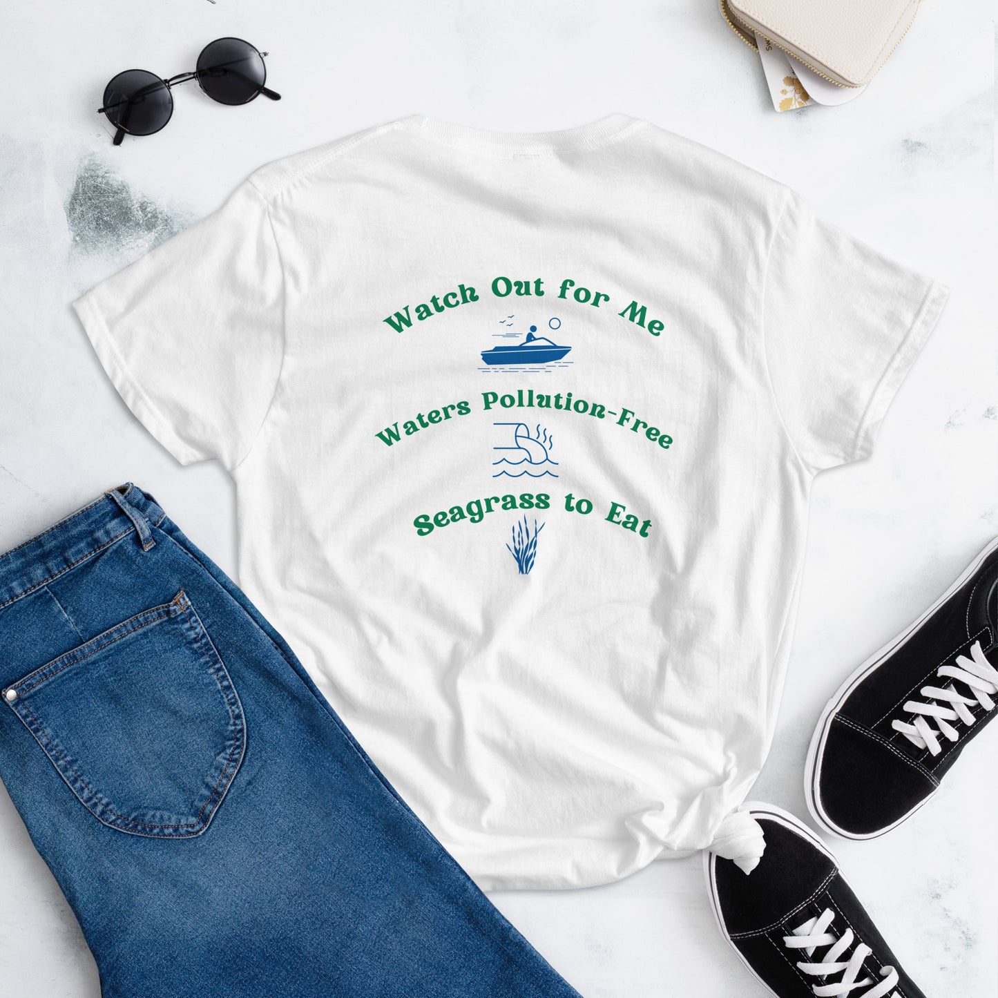 Protect the Manatees Women's Short Sleeve T-Shirt
