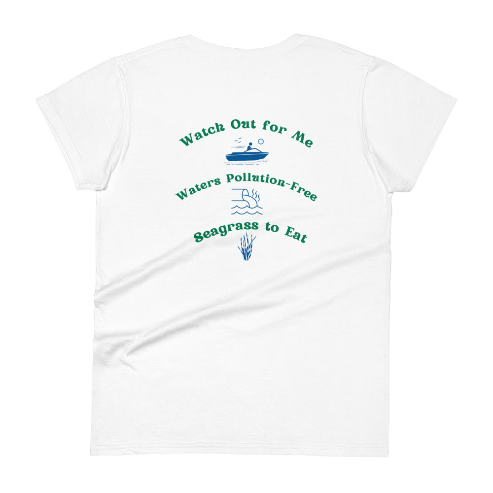 Protect the Manatees Women's Short Sleeve T-Shirt