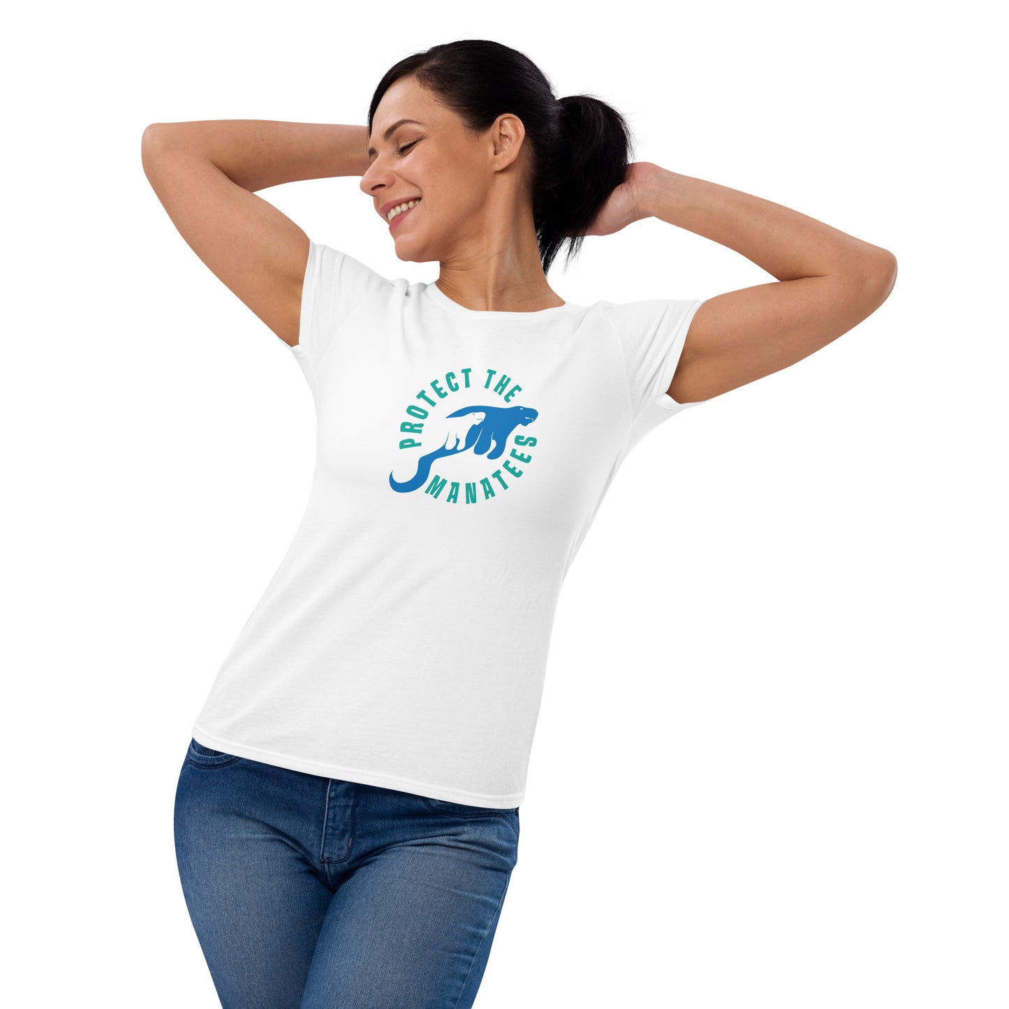Protect the Manatees Women's Short Sleeve T-Shirt