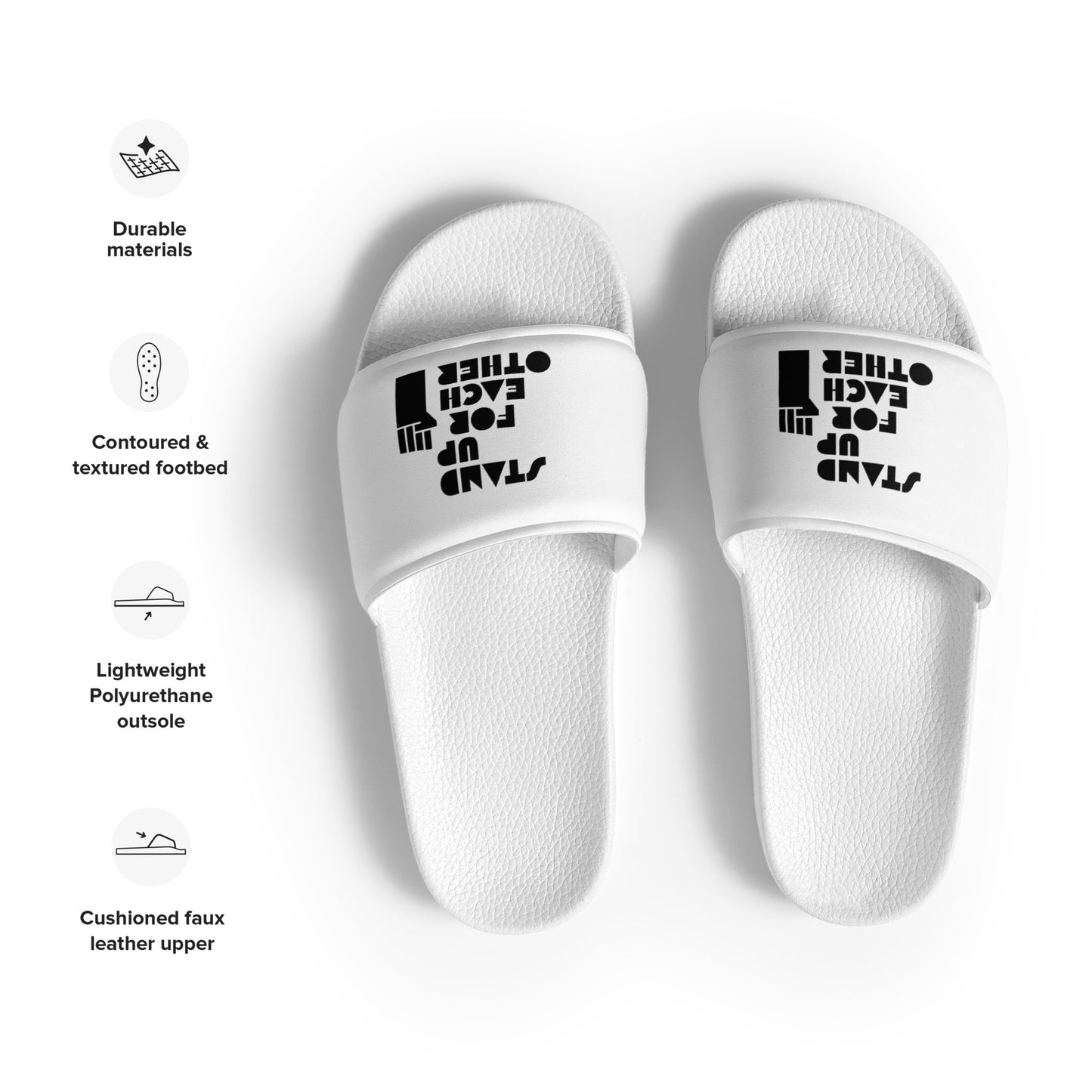 Stand Up For Each Other Women's Slides