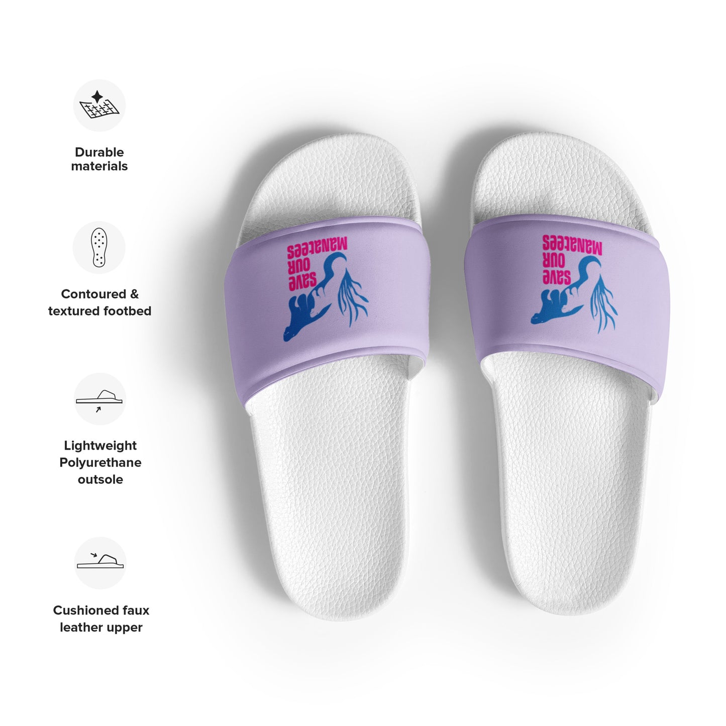 Save Our Manatees Women's Slides