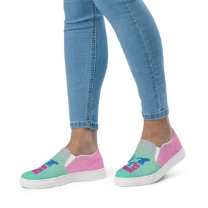 Save Our Manatees Women’s Slip-On Canvas Sneakers