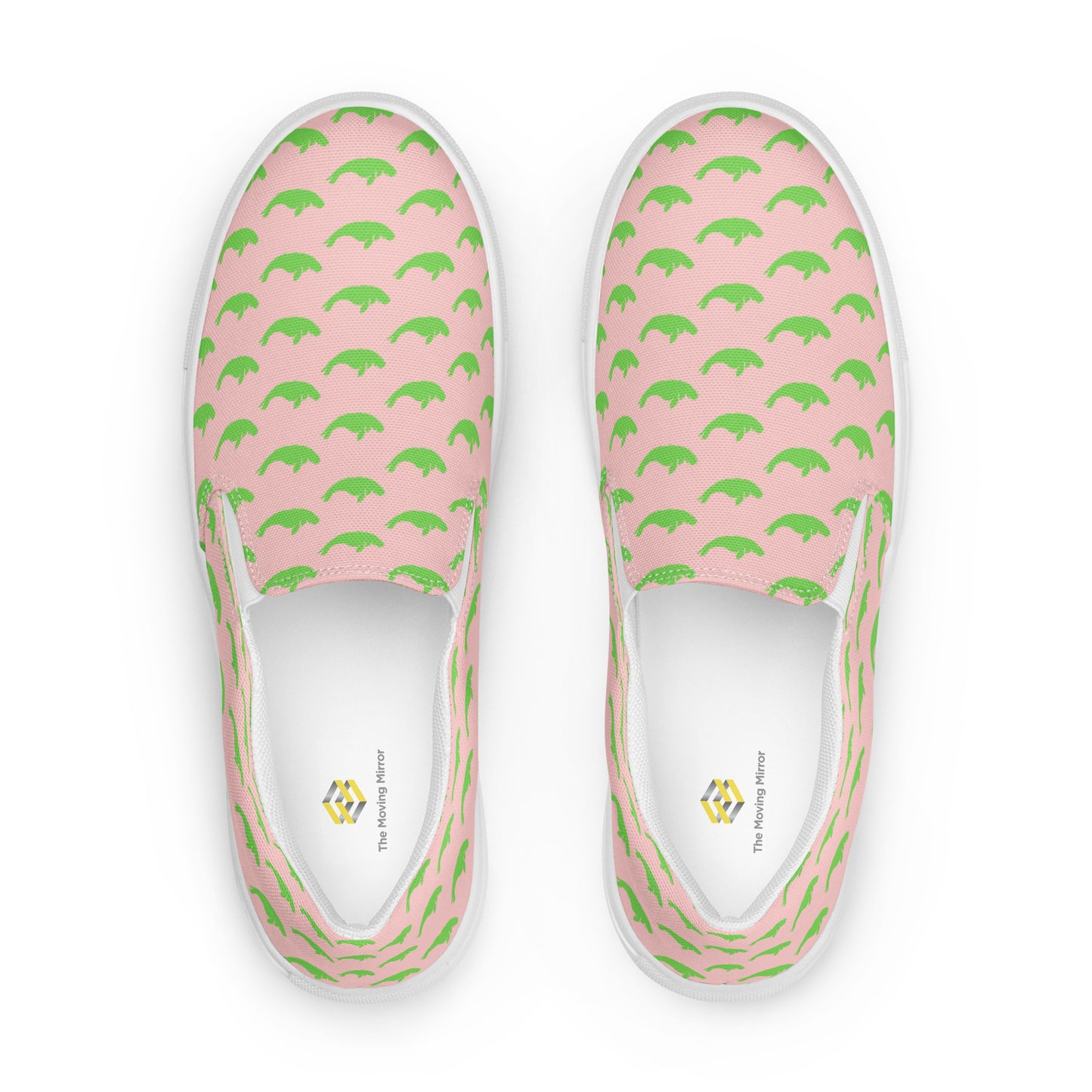Manatees Shop Soft Pink Women’s Slip-On Canvas Shoes