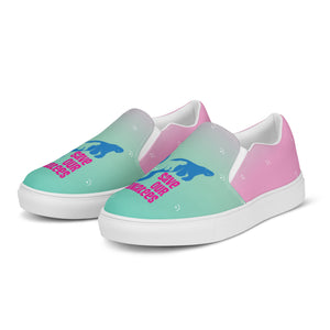 Save Our Manatees Women’s Slip-On Canvas Sneakers