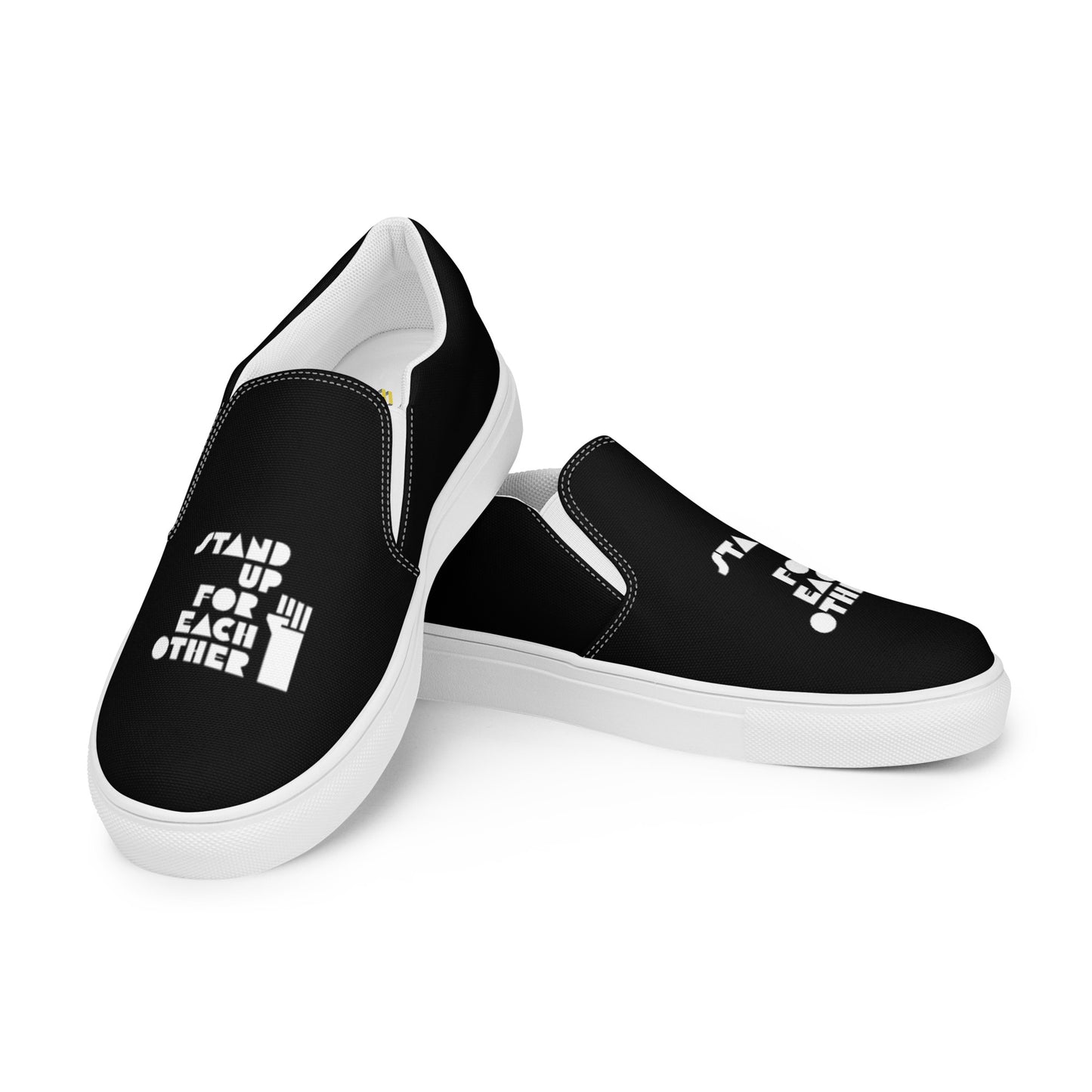 Stand Up For Each Other Women’s Slip-On Canvas Shoes